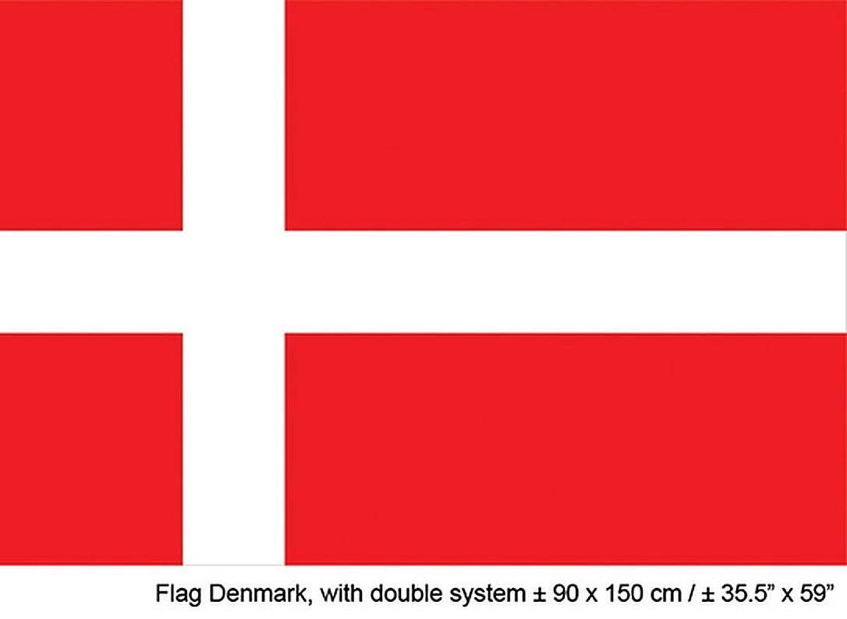 Vlag Denemarken | Deense vlag 150x90cm